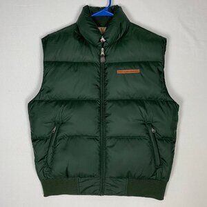 Ralph Lauren Polo Jeans Company Down Waterfowl Full-zip Green Puffer Vest Medium